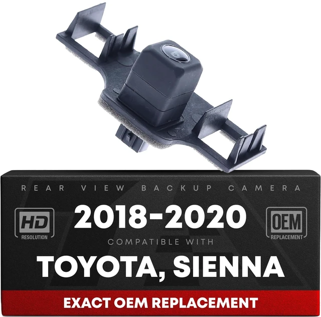 Main image of Rear View Backup Camera, Reverse Park Assist - Compatible with 2018-2020 Toyota Sienna - OEM 8679008040, TO1960158