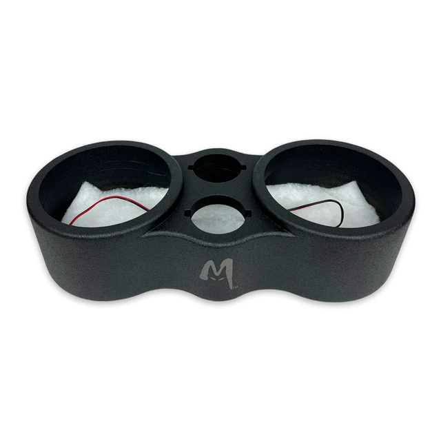 Alt view image 3 of 5 - MENACE AUDIO Dual 8" with 2 x 3.5 Tweeters Empty Midrange Enclosure
