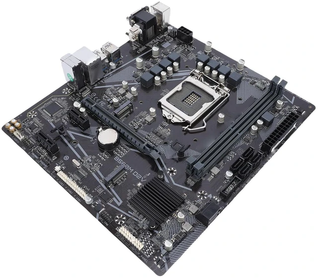 Alt view image 4 of 5 - LAISANIM Micro ATX Motherboard LGA1200 for 11th/10th Gen Core I9/i7/i5, B560 Chipset, PCIe 4.0 X16, Dual M.2 Slots, 6 Ports, DDR4 3200MHz, USB 3.2 Gen1