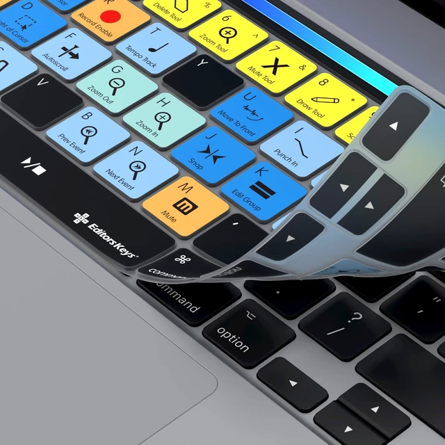 Alt view image 4 of 5 - Keyboard Cover Designed for Steinberg's Cubase for 13" & 16" MacBook Pro 2020+ ^^ Cover by Editors Keys ^^ Will not fit Other MacBook Models