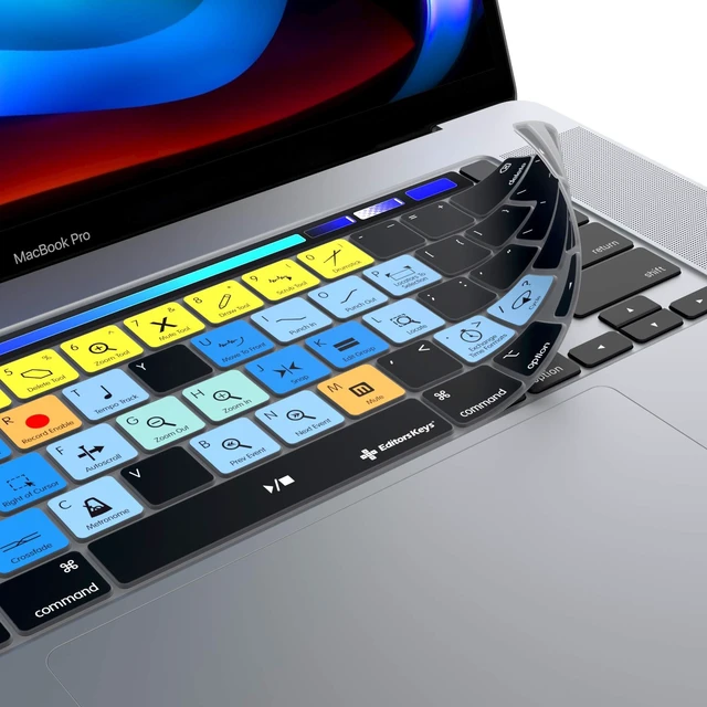 Alt view image 5 of 5 - Keyboard Cover Designed for Steinberg's Cubase for 13" & 16" MacBook Pro 2020+ ^^ Cover by Editors Keys ^^ Will not fit Other MacBook Models