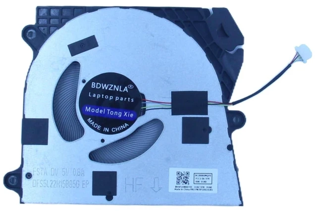 Main image of New Laptop Cooling Fan for Lenovo V15 G5 IRL-Type 83GW Fan 5F10S14181 5F10S14180 FSTA DFS5L22H15B85G DC5V 0.8A