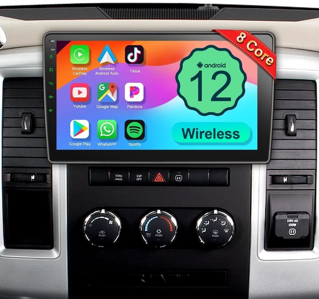 Main image of 8 Core 4+64G Car Stereo Radio for Jeep Wrangler JK 2007-2018 Dodge Ram