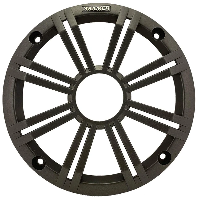 Alt view image 3 of 4 - 2 Pair (Qty 4) of Kicker 6.5" 2-Way 195 Watts Max Power Coaxial Marine Audio Speakers with Charcoal Grilles, 50 Feet 16-Gauge Speaker Wire