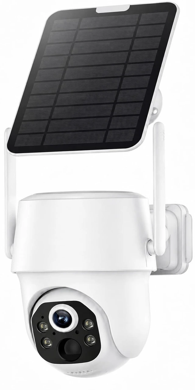 Main image of YULIOKPP 2K 5MP Solar Security Camera Wireless Outdoor, 5G Wireless Cameras for Home Security, Color Night Vision, Two-Way Audio, AI Human Detection, 5G/2.4GHz WiFi, Expandable with Base