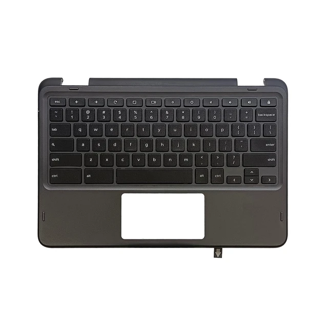 Alt view image 2 of 5 - 034Y6Y 34Y6Y Replacement for Dell Chromebook 3100 2in1 Laptop Upper case Palmrest Assembly Part with US Keyboard