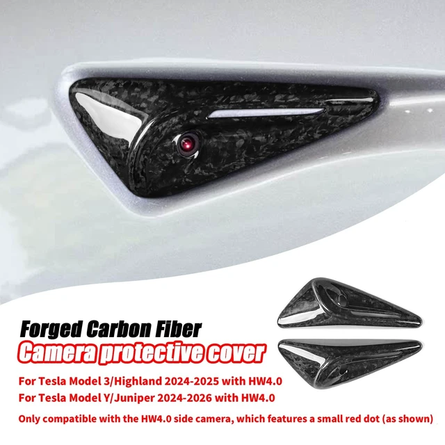 Alt view image 3 of 5 - HJGHR Turn Signal Camera Cover Trim for Tesla Model 3/Y 2024-2026 HW4.0