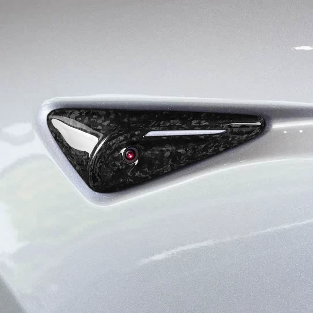 Alt view image 5 of 5 - HJGHR Turn Signal Camera Cover Trim for Tesla Model 3/Y 2024-2026 HW4.0