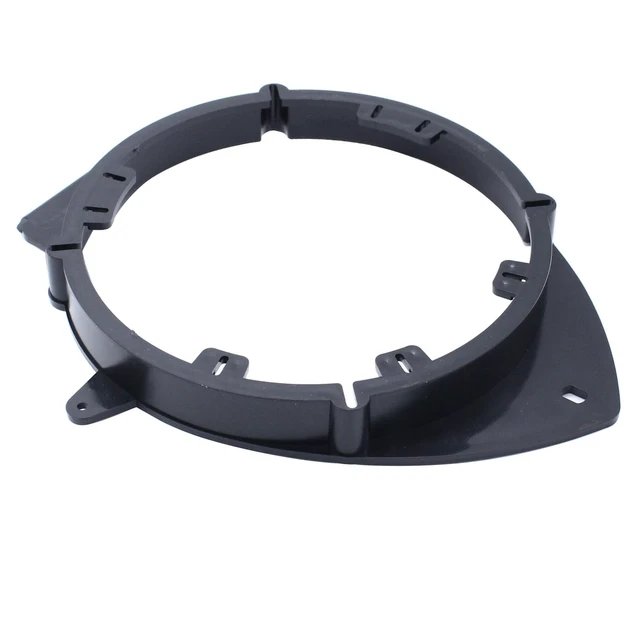 Alt view image 3 of 5 - 4 PCS/Set SHLPDFM Black 6.5" 6.75" Car Truck Front & Rear Door Speaker Mounting Adapter Brackets w/Speaker Wire Harness Connectors Compatible with Select GM GMC Vehicles