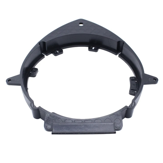 Alt view image 4 of 5 - 4 PCS/Set SHLPDFM Black 6.5" 6.75" Car Truck Front & Rear Door Speaker Mounting Adapter Brackets w/Speaker Wire Harness Connectors Compatible with Select GM GMC Vehicles