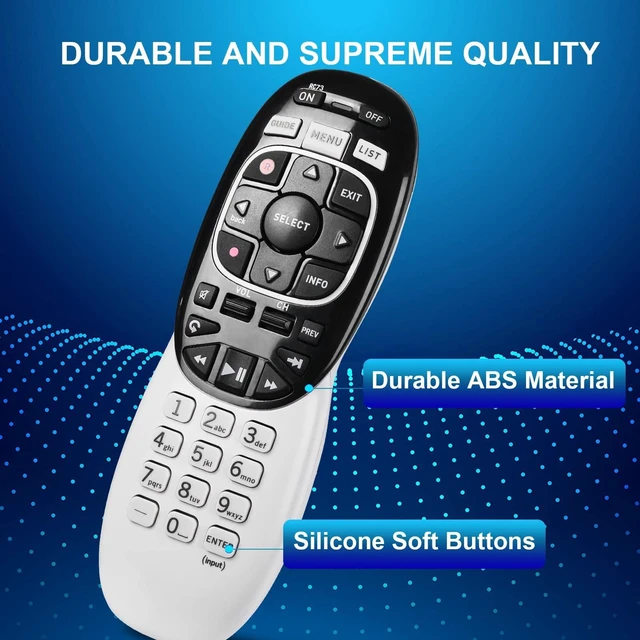 Alt view image 5 of 5 - 2 Packs Universal RC73 IR/RF Remote Control Replacement Compatible with DirecTV HR20 HR21 HR34 HR44 HR54 DVR Satellite Dish Receiver