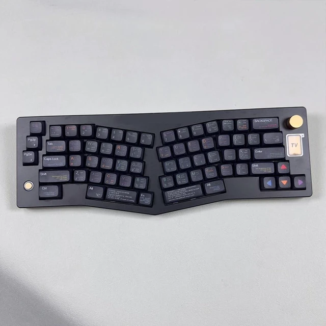 Alt view image 4 of 5 - XAGMODSHN Programmer's XDA Profile Keycaps Heat Sublimated Black Finish PBT Keycap for Mechanical Boards Coding and Gaming