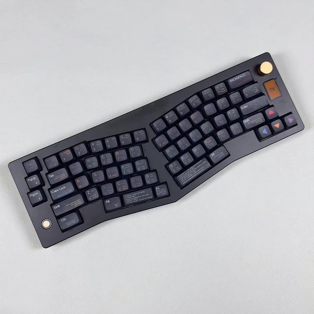 Alt view image 5 of 5 - XAGMODSHN Programmer's XDA Profile Keycaps Heat Sublimated Black Finish PBT Keycap for Mechanical Boards Coding and Gaming