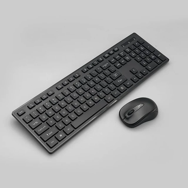 Alt view image 3 of 5 - Keyboard and Mouse Combo Slim Wireless 2.4G Quiet Typing Chocolate Keys, Ultra-Slim Design for Office, Home, and Laptop Plug & Play USB Receiver. Ivowave