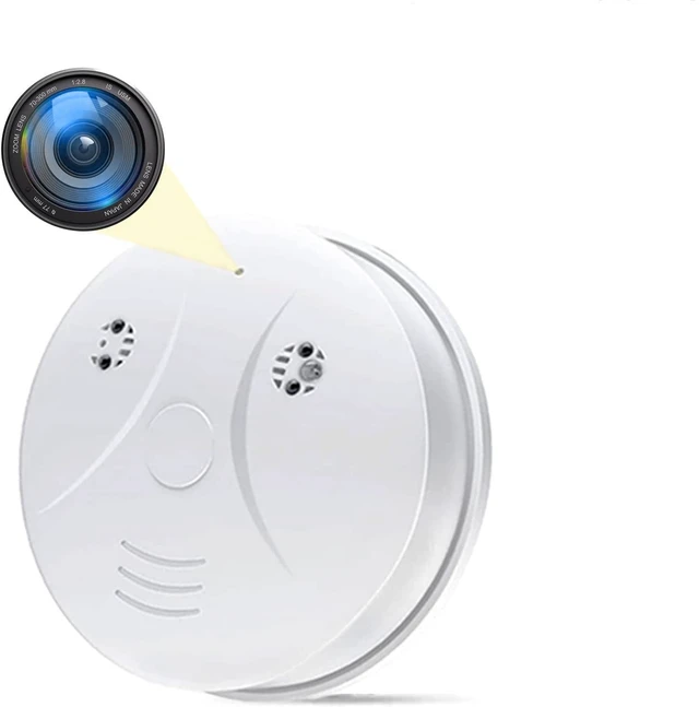 Main image of 1080P HD Video Wireless Camera Home Security Smoke Detector Hidden Camera