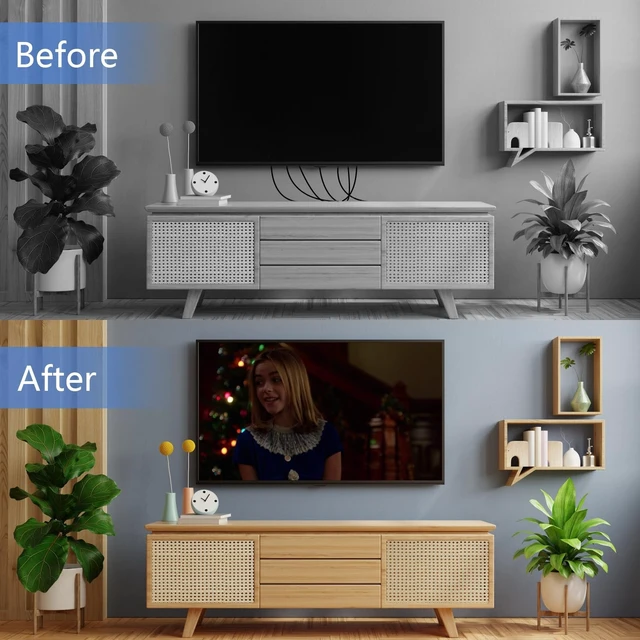Alt view image 3 of 5 - in-Wall Cable Management Kit - Includes Power & Low Voltage Cable Management - Hide TV Wires When Mounting A TV - Includes Hole Saw Drill Attachment for Easy Install