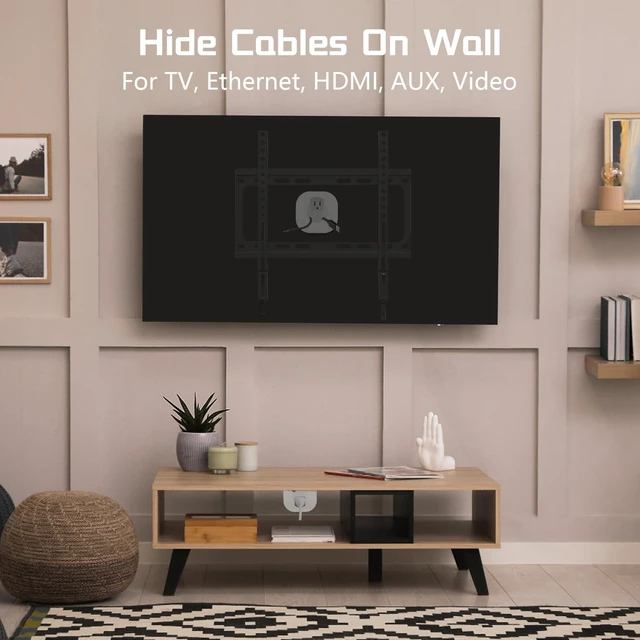 Alt view image 5 of 5 - in-Wall Cable Management Kit - Includes Power & Low Voltage Cable Management - Hide TV Wires When Mounting A TV - Includes Hole Saw Drill Attachment for Easy Install