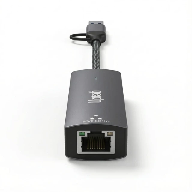 Alt view image 3 of 5 - USB-C & USB-A to 5Gbps Ethernet Adapter, RTL8157 USB 3.2 RJ45 - UPTab
