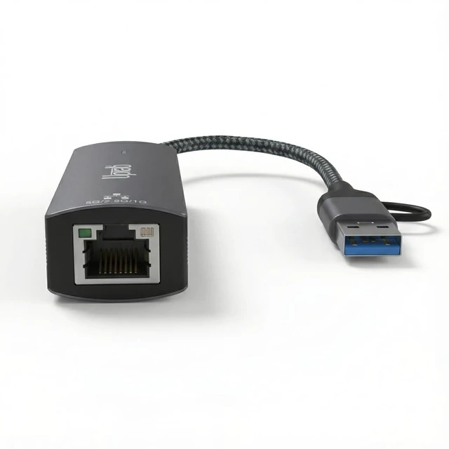 Alt view image 2 of 5 - USB-C & USB-A to 5Gbps Ethernet Adapter, RTL8157 USB 3.2 RJ45 - UPTab