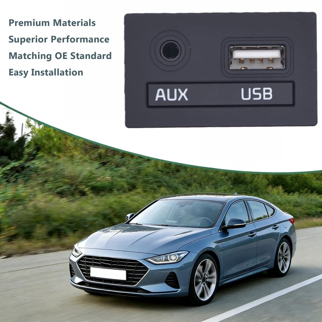Alt view image 4 of 5 - Irland-nan 961203X000 USB AUX Port Adapter Audio Player 96120-3X000 USB Socket 16-Pins Compatible with Hyundai Elantra MD 2011-2013