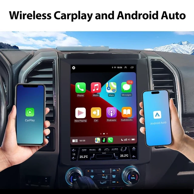 Alt view image 4 of 5 - SEICANE Radio Upgrade for 2015-2020 Ford F150, 12.1 inch Touch Screen Android Stereo, Support Carplay GPS WiFi Android Auto, 8 Core 4G RAM+64G ROM