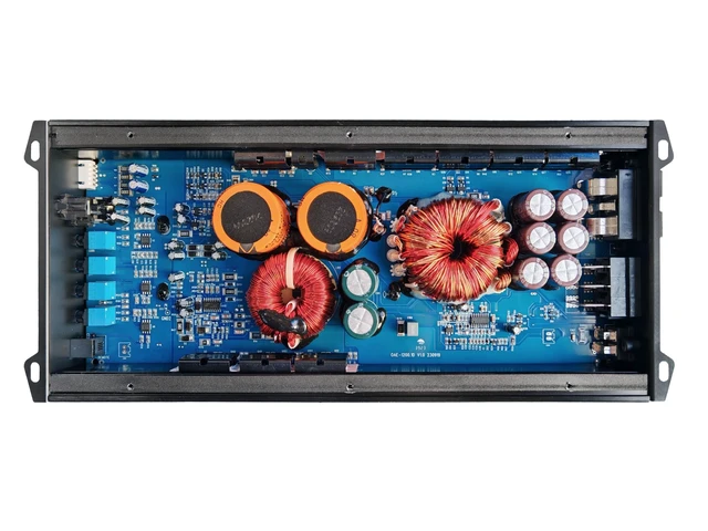 Alt view image 4 of 5 - OceanAudio OAE-1200.1D Monoblock Class D Amplifier 2400W with Remote Subwoofer Level Control