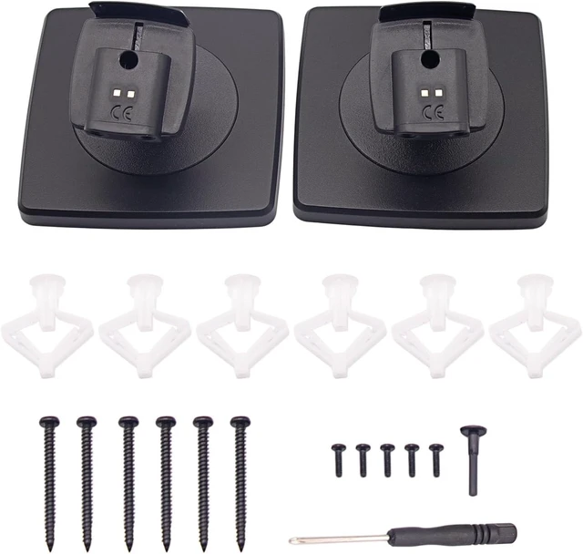 Alt view image 5 of 5 - Velocitrans 2pcs Ceiling Bracket Mount, for Bose OmniJewel Lifestyle 650 850 Home Entertainment System Speakers, Heavy Duty Cast Iron Low Profile Dual Ceiling Mounts Holder Kit