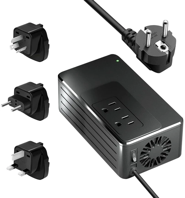 Main image of 1600W 220V to 110V Voltage Converter, Power Any American Appliances in 220-250V, No Limitations, Plug & Play, Universal Power Adapter Voltage Converter US to Europe International Travel