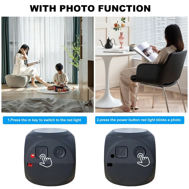 Alt view image 3 of 5 - Pet Collar Camera & Cat Collar Camera with 64gb Sd Card,Spy Camera Hidden Camera ,Dog Tracker Collar,Motion Detection Records 1080p Video & Infrared Night Vision Functionality for Indoor/Outdoor.