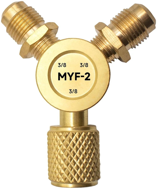 Main image of WIPCOOL MYF-2 Copper Y Fitting, 2x3/8M-1x3/8F