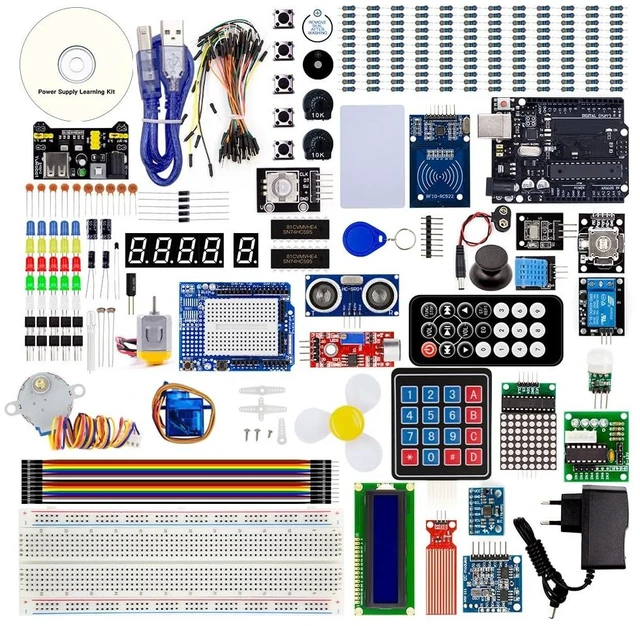 Main image of SCS UNO R4 WiFi Super Starter Kit Compatible with Arduino