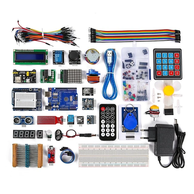 Alt view image 2 of 3 - SCS UNO R4 WiFi Super Starter Kit Compatible with Arduino