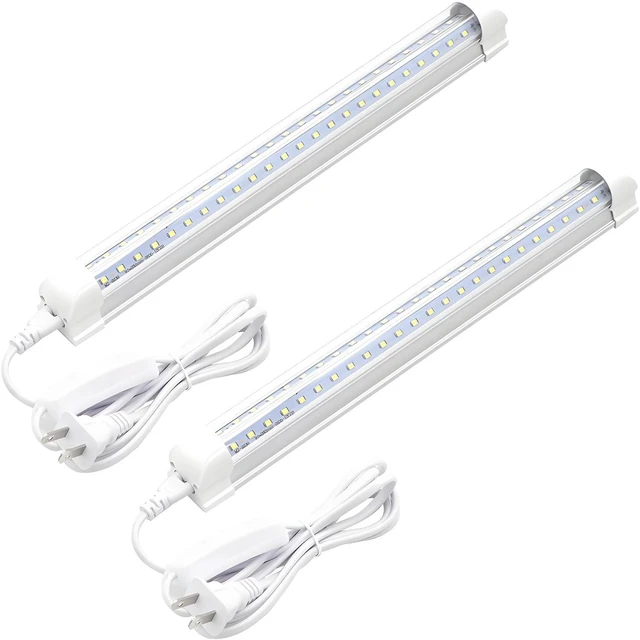 Main image of KALINA T8 V-Shape Integrated Single Fixture, 1FT Led Tube, 1080lm, 6000k White, 9W, Utility Shop, Ceiling and Under Cabinet Light (Pack of 2)