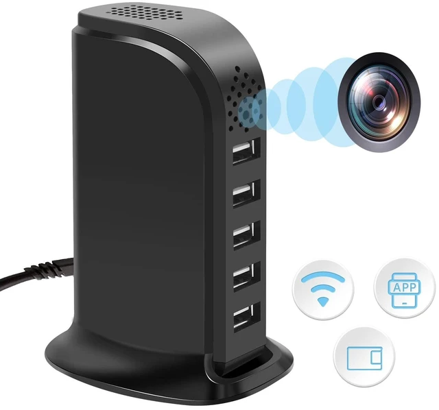 Main image of FUXGZ WiFi Charger Camera, 1080P HD Mini Hidden Camera Wireless Nanny Cam