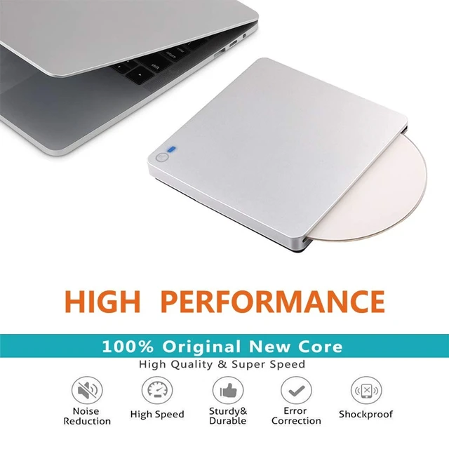 Alt view image 4 of 5 - External 3D Blu Ray DVD Drive, USB 3.0 and Type-C Blu Ray CD DVD Drive Player Ultra Slim Slot-in CD DVD Burner with Smart Touch Compatible with Windows XP/7/8/10, Mac OS for MacBook, Laptop, PC