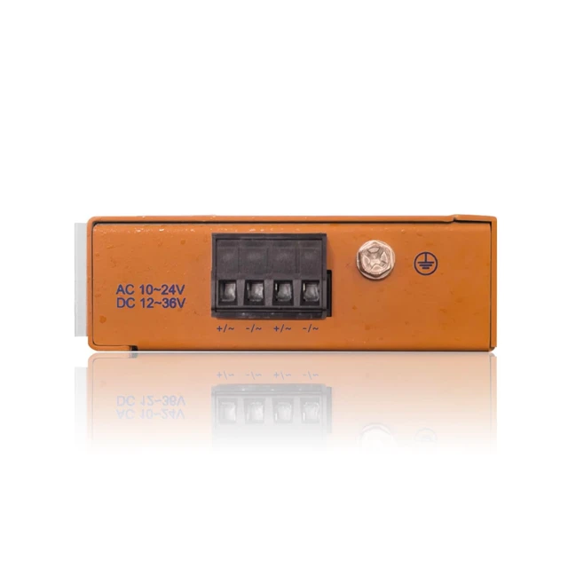 Alt view image 4 of 5 - True Industrial Ethernet: Henrich 5x100Mbps Copper Port Din-Rail Switch