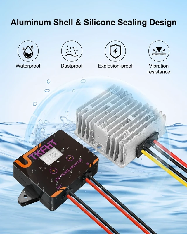 Alt view image 4 of 5 - 20V to 12V Step Down Converter Compatible with DeWalt 20V Battery