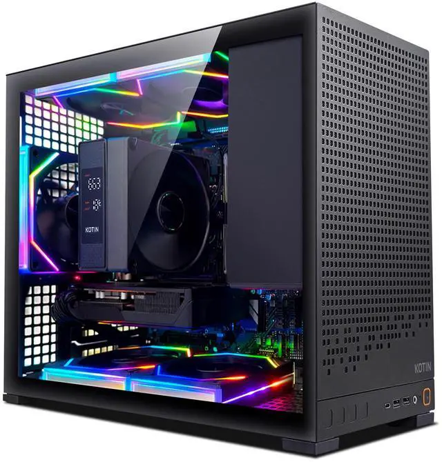 KOTIN Gaming PC Desktop, AMD Ryzen 5 9600X up to 5.4GHz, GeForce