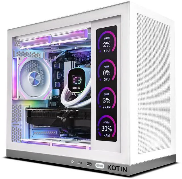 KOTIN Gaming PC -AMD Ryzen 7 9700X, GeForce RTX 5070 12GB, 32GB