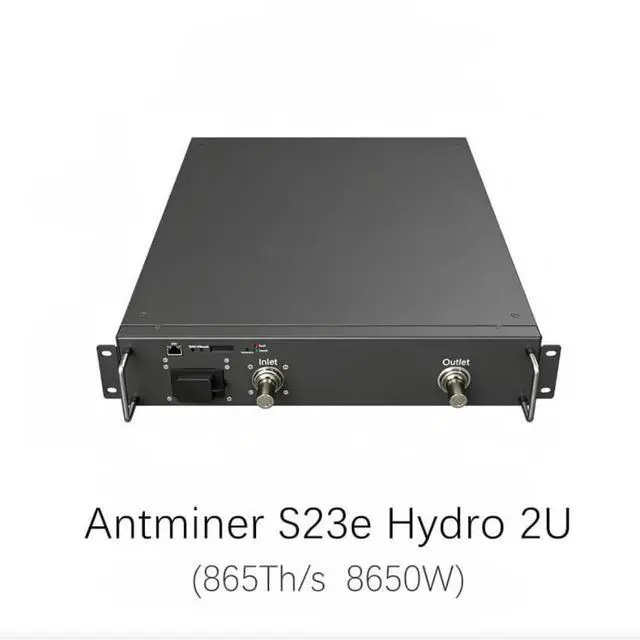 Main image of Bitmain Antminer S23e Hydro 2U 865Th/s 8650W Bitcoin Miner Hydro Cooling