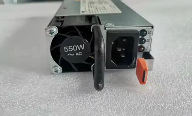 Alt view image 4 of 5 - For X3550 X3650 M4 43X3312 43X3311 94Y8109 94Y8110 94Y8104 94Y8105 FSA011 550W Power Supply