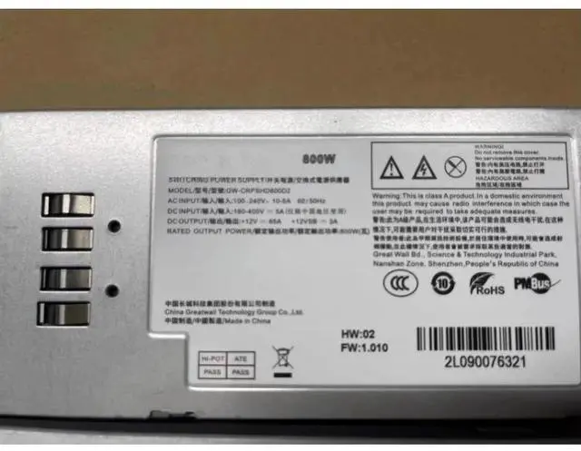 Alt view image 2 of 2 - For GW-CRPSHD800D2 power supply