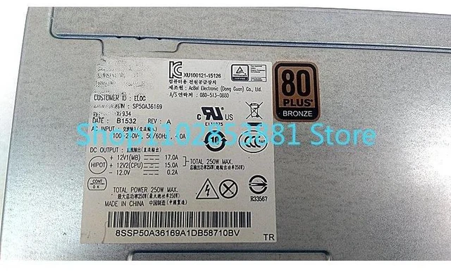 Alt view image 3 of 3 - 1PCS for 10-Pin power supply HK350-12PP PCE026 FSP250-30AGBAA