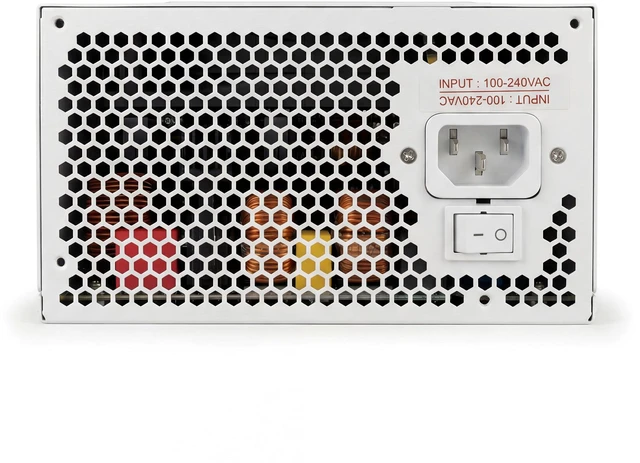 Alt view image 7 of 7 - ESGAMING 80+ Gold Fully Modular Compact Gaming 850W Power Supply, ATX 3.1 & PCIe 5.1 Ready, Native 12V-2x6 Cable-White