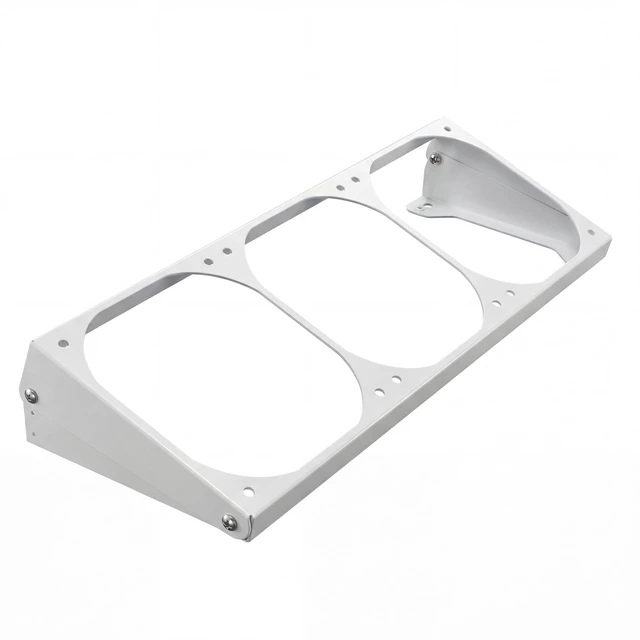 Main image of 3 Angles Adjustment PC Fan Bracket Computer Case Chassis Cooling Fan Radiator Conversion Adapter Holder for PC Case Heatsink-360 White