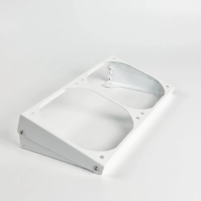 Main image of 3 Angles Adjustment PC Fan Bracket Computer Case Chassis Cooling Fan Radiator Conversion Adapter Holder for PC Case Heatsink-240 White