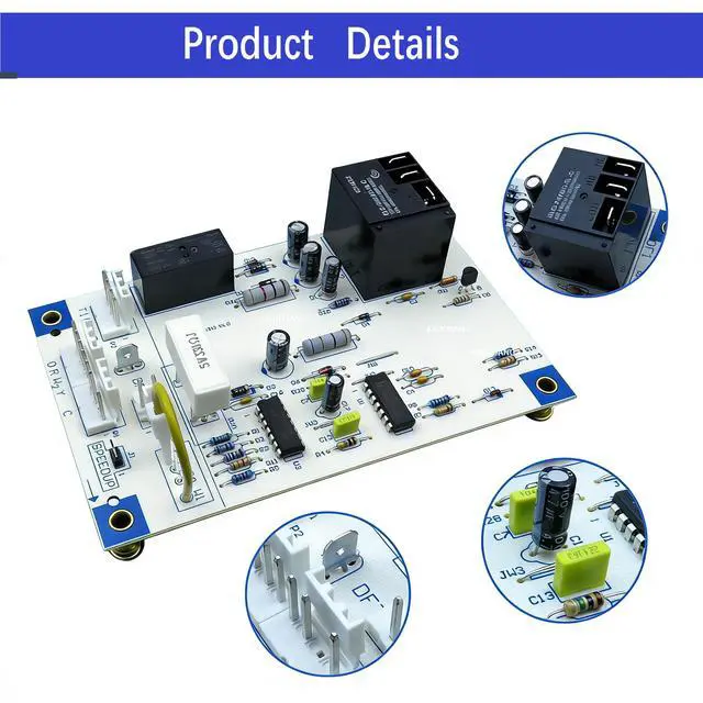 Alt view image 2 of 2 - Upgraded HK32EA007 HK32EA001 defrost Timer Control Board, defrost Control BoardSuitable for Payne air Conditioning Heat Pump CEPL10524-01, Carrier, Baxi,
