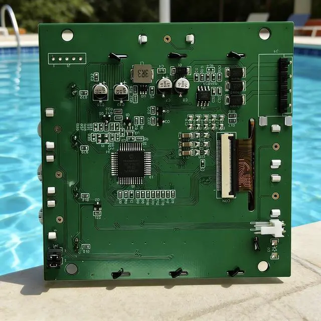 Alt view image 3 of 3 - R0551800 Service Controller Replacement for Zodiac Jandy Aqualink RS One Touch System Pool and Spa Control Panel PCB with Buttons, LCD, LED, ScrewsConnector 2.89FT Cable