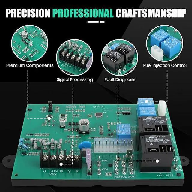Alt view image 3 of 5 - ICM282A Furnace Control Board Replacement Compatible for Carrier HK42FZ034 HK42FZ013 HK42FZ004 HK42FZ007 HK42FZ008 HK42FZ009 HK42FZ011 HK42FZ016 325878-751 CEPL1311012-01