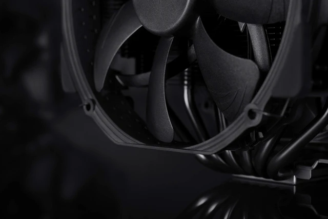 Alt view image 5 of 7 - Noctua NH-D15 chromax.Black, Quiet High-Performance Dual Tower CPU Cooler | 168mm Height, Enthusiast-Grade Low-Noise Cooling, 6 Heatpipes, For Intel & AMD, Dual 140mm Fans, Rich Accessory Kit